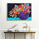 40x50cm Frameless DIY Oil Paint By Numbers Picture Home Living Room Decor Vase