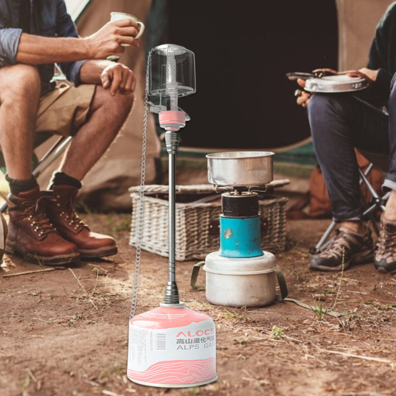 Gas Lantern Extension Stand Pole Blow Torch Extender Outdoor Camping Air Tank