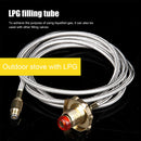 Flat Gas Cylinder Coupler Picnic Camp Gas Bottle LPG Flat Can Refill Converter