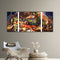3pcs Various Foods Oil Paint By Numbers Kits DIY Handpainted Home Decoration