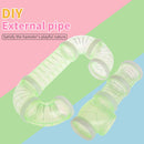8pcs DIY Assembly Pipe Set Small Pet Hamster Sport Pipeline Training Tunnel Tool