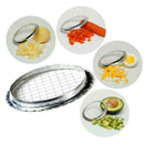 Steel Egg Chopper Vegetable Slicer Fruit Salads Cuter Potato Cutter Q1U8