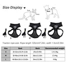#A Polyester Cat Dog Harness Breathable Walking Lead Leash Dog Cat Vest for Outd
