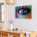 Cartoon Eyes Full Drill Round Diamond Painting Mosaic Picture Home Decor