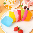 Reusable DIY Cupcake Baking Cake Mold Pastry Tools Wrapper Paper Liner Mold
