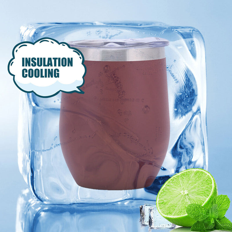 Beer Coffee Mug Stainless Thermal Leak Proof Insulation Cup with Lids (H) Newly