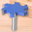 6 Tooth Lengthening T-shaped Wood Tenon Woodworking Milling Cutter (12mm) Newly