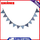 3.2m Printed Cotton Hanging Flag Nordic Style Wedding Banner Pennant Party Decor