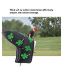 L-Shaped Golf Club Head Protection Cover Golf Putter Sleeve (Black Clover) Newly