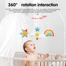 Baby Musical Bed Bell Kid Crib Musical Mobile Cot Music Box Gift Baby Rattle To`