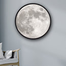 Moon Mirror Lamp Moonlight Wall Decor Bedroom Bedside Night Lights (50cm) Newly