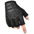 Anti Slip Men Women Half Finger Gloves Training Fingerless Gloves (Black) Newly