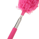 Adjustable Stretch Microfiber Duster Static Suction Dusting Brush (Rose Red