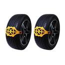 4pcs Car Tire Chains Anti-slip Snow Chains Easy Disassembly Auto Accessories