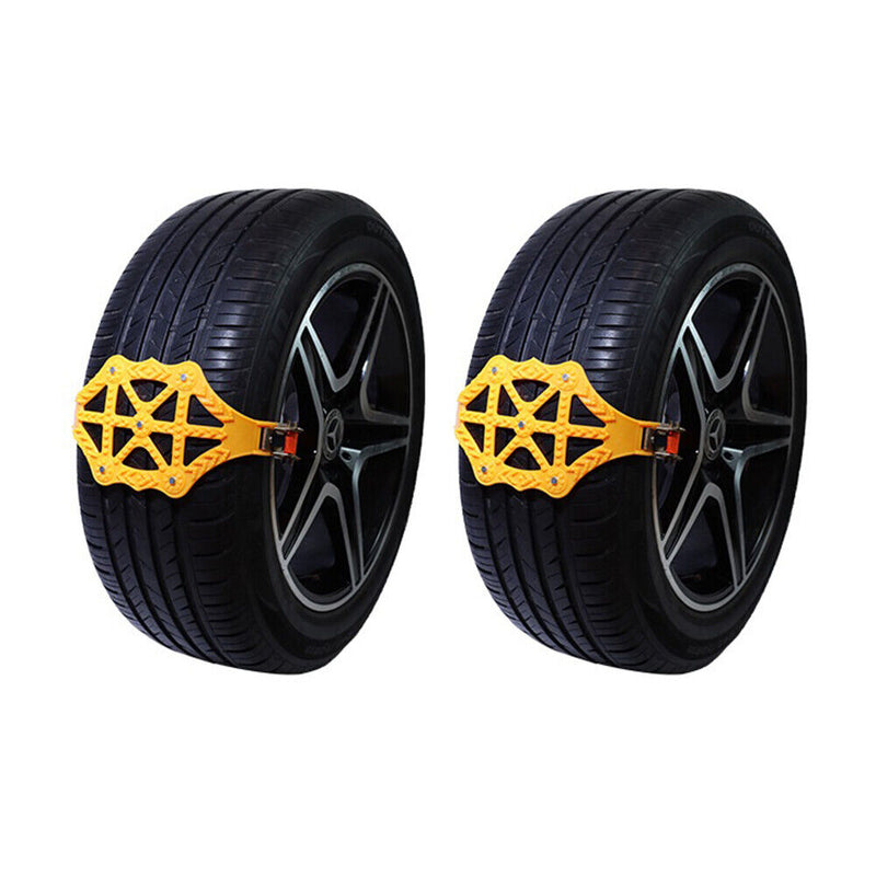 4pcs Car Tire Chains Anti-slip Snow Chains Easy Disassembly Auto Accessories