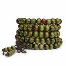 1pcs Sandalwood Buddhist Meditation 6mm108 Prayer Bead U8V8 Necklace Mala N0Y8