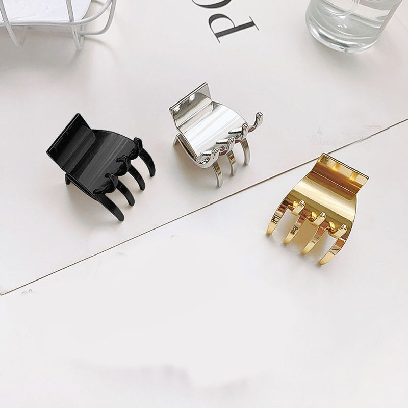 Women's Fashion Hairpin Bangs Clamp Metal Hair Claw Horsetail Clip Hair Clips
