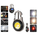 #A Mini LED Flashlight Keychain Portable USB Rechargeable Wine Bottle Opener Lig