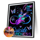 Butterfly Calligraphy and Painting Diamond Painting