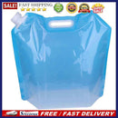 10L Folding Drinking Water Carrier Bag for Outdoor Camping Hiking BBQ Blue
