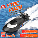 Flytec V009 RC Boat Waterproof 2.4GHz 30km/h Ship with Battery (Black)