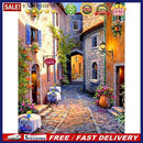 Full Round Diamond Painting Street Landscape 5D DIY Wall Pictures Mosaic Ar