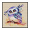 11CT Full Cross Stitch Cute Owl Stamped DIY Cotton Thread Needlework Animal Art