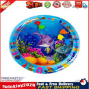 Baby Water Mat Ocean Fish Dolphin Inflatable Cushion with Safe Gas Nozzle Newly