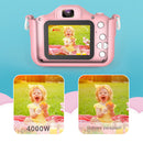 Kids Mini Camera Cute Horse Digital Camera Children Educational Toys (Pink)