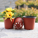 Plastic Gardening Grow Flower Pot Growing Planter Seeds Nursery Planting Holder