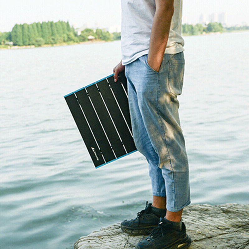 Aluminum Alloy Portable BBQ Desk Folding Table for Outdoor Folding Hiking Picnic