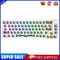 68 Keys RGB 60 Percent NKRO DIY Mechanical Hotswap Keyboard Kits (White)