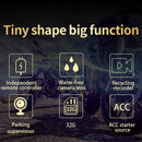 M1 1080P HD Motorcycle DVR System Dual Channel Loop Recording Dash Cam Newly