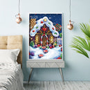 5D Diamond Painting DIY Christmas Cabin Full Drill Round