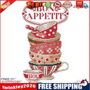 DIY 14CT Ecological Cotton Counted Partial Cross Stitch Coffee Cup Artwork