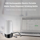 Rechargeable Electric Portable Water Pump Dispenser Drinking Bottle (White)