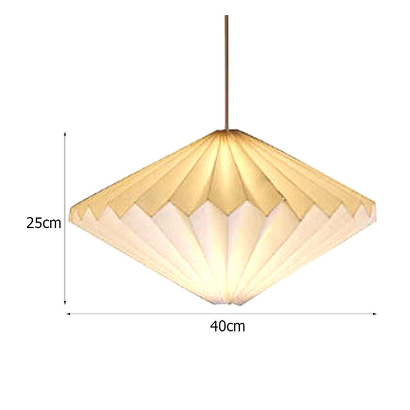 Nordic Creative Paper Origami Lantern Shade Pendant Light Decor (Saucer)