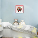 14CT Stamp Cotton Thread Picture Butterfly Cross Stitch Needlework (D854)