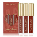 Lip Glaze Set Sample Combination Velvet Matte Waterproof Cup Non-stick O9T8