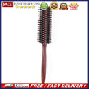 Wooden Handle Curling Hair Comb Boar Bristle Round Hairbrush Hairdressing T