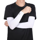 #A WEST BIKING 1 Pair Ice Silk UV Protection Cooling Arm Sleeves Covers for Adul