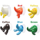 Suction Cup Animal Tail Waterproof Hanger Hooks Sucker Wall Hook Key Holder