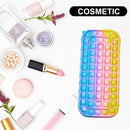 Decompress Press Bubble Pencil Case Kid Storage Stationery Box (Colorful) Newly
