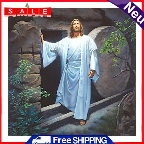 5D DIY Diamond Painting Full Square Drill Portal Jesus Wall Decor Rhinestone Art