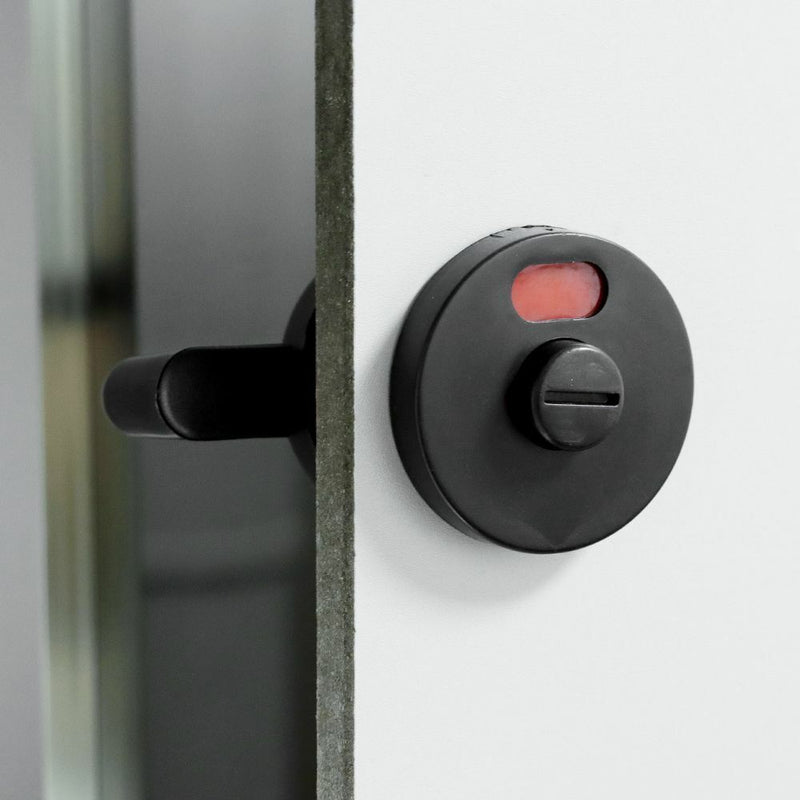 Indicator Buckle Public Toilet Partition Black Door Lock Indicator Lock Handle
