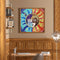 5D DIY Masked Sunflower Girl Partial Special Shaped Drill Diamond Painting