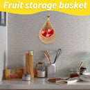 Hanging Basket Wall Planters Jute Teardrop Pot Holder for Fruits (27x26cm) Newly