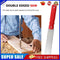 Double Edged Woodworking Carpenter Hand Saw Flexible Blade Gardening Wood Saw