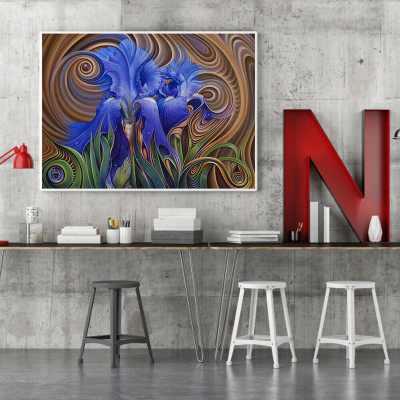 5D Diamond Painting DIY Abstract Flower Full Round Drill Home Decoration Gift