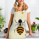 Bee Linen Kitchen Apron Waterproof Oilproof Cooking Pinafore Bibs (82x68cm)
